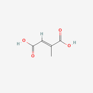 Chemical structure of Mesaconic Acid