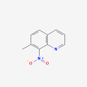 Chemical structure of 7-Methyl-8-nitroquinoline