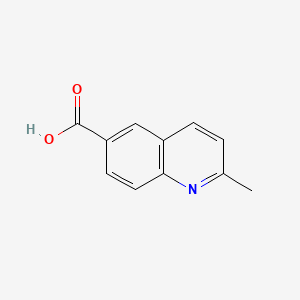 Chemical structure of 2-Methylquinoline-6-carboxylic Acid