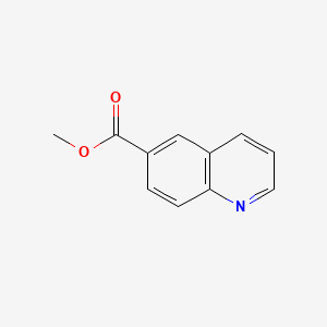 Chemical structure of Methyl 6-Quinolinecarboxylate