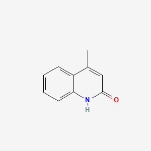Chemical structure of 4-Methylcarbostyril