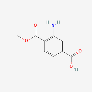 Chemical structure of 1-Methyl 2-Aminoterephthalate