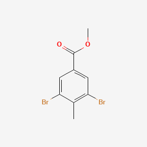 Chemical structure of Methyl 3,5-Dibromo-4-methylbenzoate