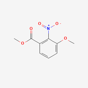 Chemical structure of Methyl 3-Methoxy-2-nitrobenzoate