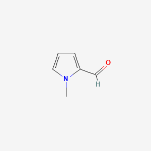 Chemical structure of 1-Methyl-2-pyrrolecarboxaldehyde