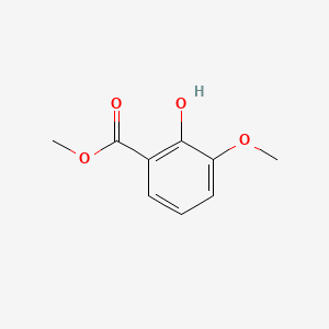 Chemical structure of 3-Methoxysalicylic Acid Methyl Ester