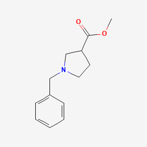Chemical structure of Methyl 1-Benzylpyrrolidine-3-carboxylate