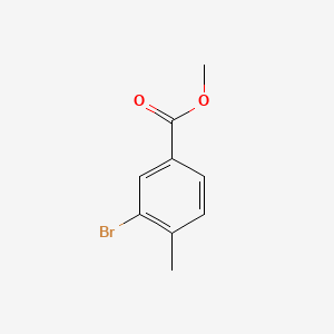 Chemical structure of Methyl 3-Bromo-4-methylbenzoate