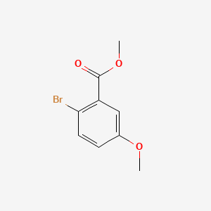 Chemical structure of Methyl 2-Bromo-5-methoxybenzoate