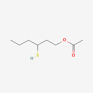 Chemical structure of 3-Mercaptohexyl Acetate
