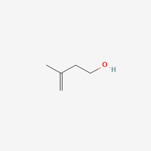 Chemical structure of 3-Methyl-3-buten-1-ol