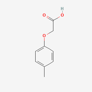 Chemical structure of 4-Methylphenoxyacetic Acid