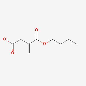 Chemical structure of Monobutyl Itaconate