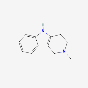 Chemical structure of 2-Methyl-2,3,4,5-tetrahydro-1H-pyrido[4,3-b]indole