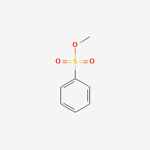 Chemical structure of Methyl Benzenesulfonate