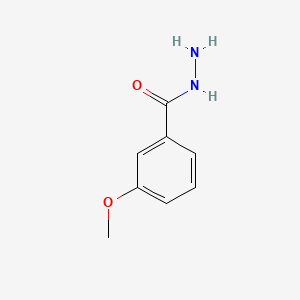 Chemical structure of 3-Methoxybenzohydrazide