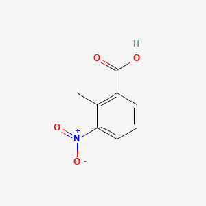 Chemical structure of 2-Methyl-3-nitrobenzoic Acid