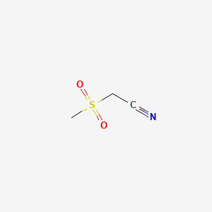 Chemical structure of Methylsulfonylacetonitrile