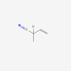 Chemical structure of 2-Methyl-3-butenenitrile