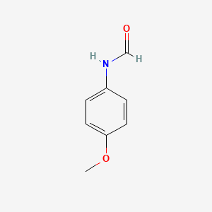 Chemical structure of 4'-Methoxyformanilide