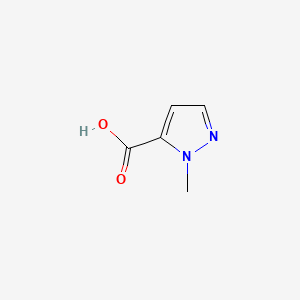 Chemical structure of 1-Methylpyrazole-5-carboxylic Acid