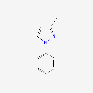 Chemical structure of 3-Methyl-1-phenylpyrazole