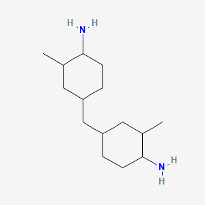 Chemical structure of 4,4'-Methylenebis(2-methylcyclohexylamine) (mixture of isomers)