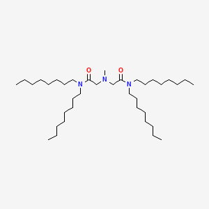 Chemical structure of 2,2'-(Methylimino)bis(N,N-di-n-octylacetamide)