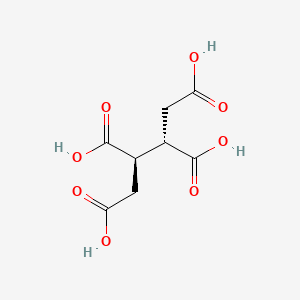 Chemical structure of meso-Butane-1,2,3,4-tetracarboxylic Acid