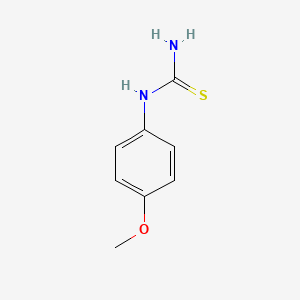 Chemical structure of (4-Methoxyphenyl)thiourea
