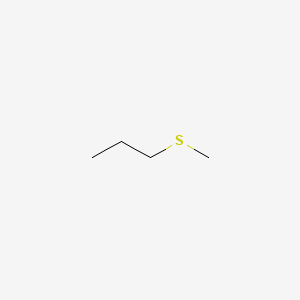 Chemical structure of Methyl Propyl Sulfide
