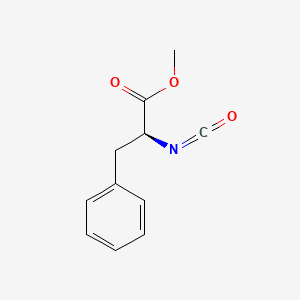 Chemical structure of Methyl (S)-2-Isocyanato-3-phenylpropionate