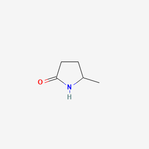 Chemical structure of 5-Methyl-2-pyrrolidone