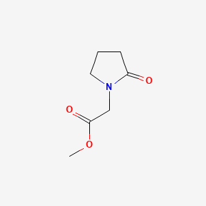 Chemical structure of Methyl 2-Oxo-1-pyrrolidineacetate