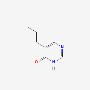 Chemical structure of 6-Methyl-5-propyl-4(1H)-pyrimidinone