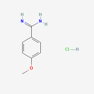 Chemical structure of 4-Methoxybenzamidine Hydrochloride