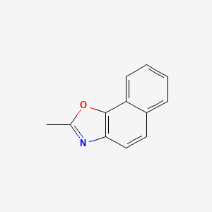 Chemical structure of 2-Methylnaphth[2,1-d]oxazole