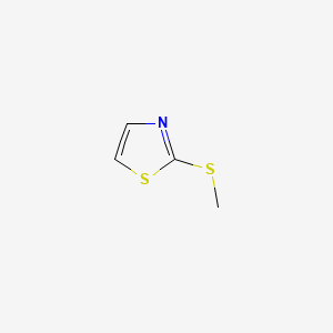 Chemical structure of 2-(Methylthio)thiazole