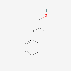 Chemical structure of 2-Methyl-3-phenyl-2-propen-1-ol