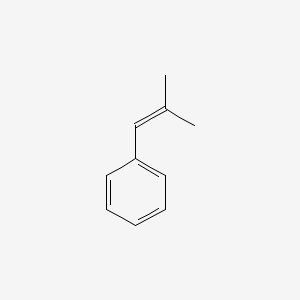 Chemical structure of 2-Methyl-1-phenylpropene