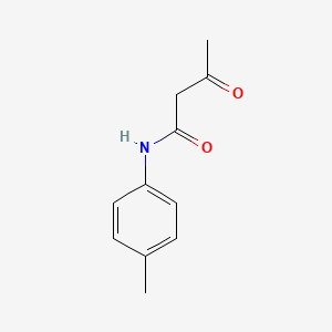 Chemical structure of 4'-Methylacetoacetanilide