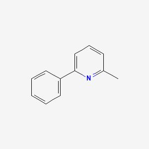 Chemical structure of 2-Methyl-6-phenylpyridine