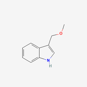 Chemical structure of 3-Methoxymethylindole