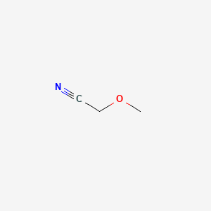 Chemical structure of Methoxyacetonitrile