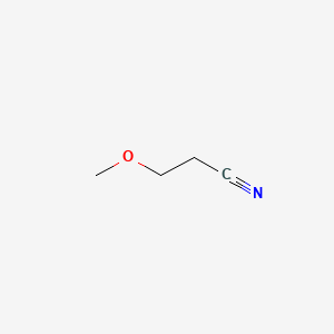 Chemical structure of 3-Methoxypropionitrile