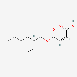Chemical structure of Monooctyl Maleate