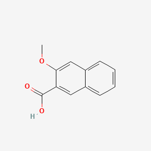 Chemical structure of 3-Methoxy-2-naphthoic Acid