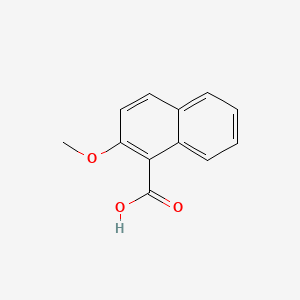 Chemical structure of 2-Methoxy-1-naphthoic Acid