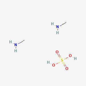Chemical structure of Methylamine Sulfate