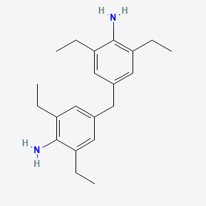 Chemical structure of 4,4'-Methylenebis(2,6-diethylaniline)